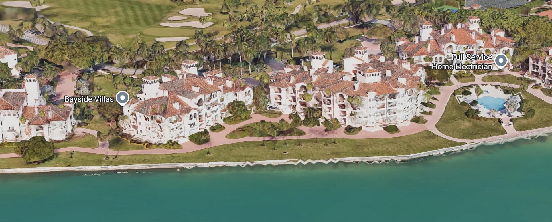 Bayside Villas — Lieu réel