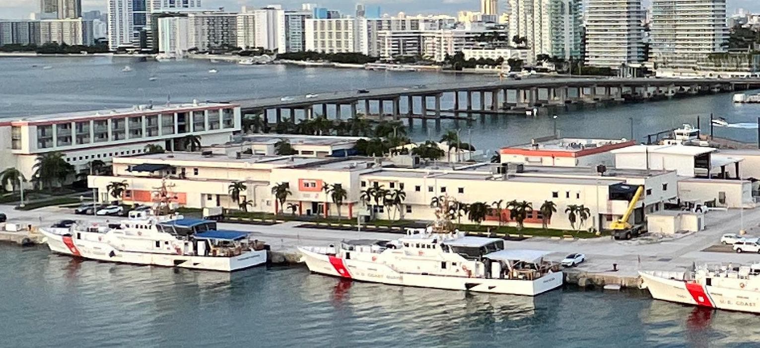 US Coast Guard Base Miami Beach — Lieu réel