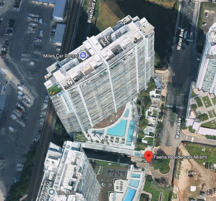 Faena Residences Miami — Lieu réel