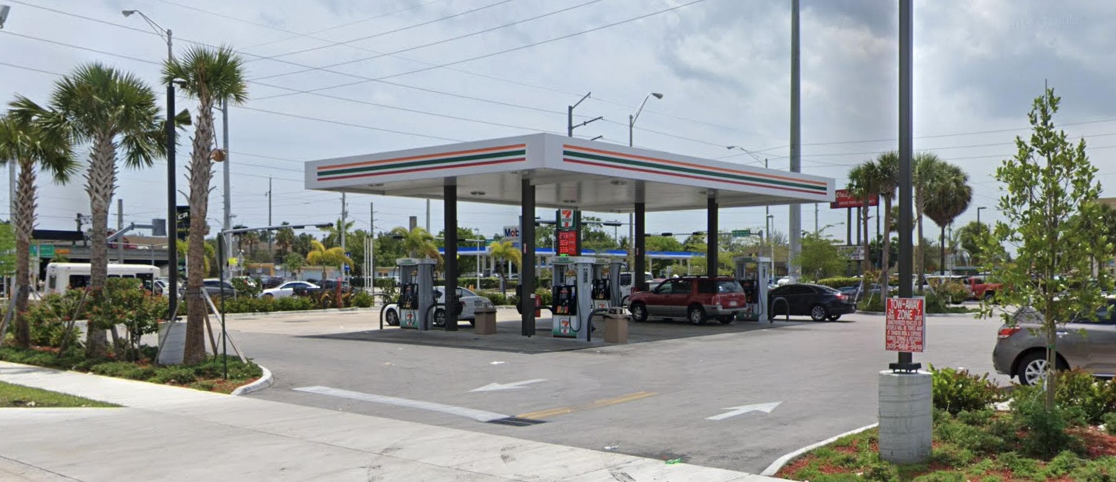 Arrow Gas Station — Lieu réel