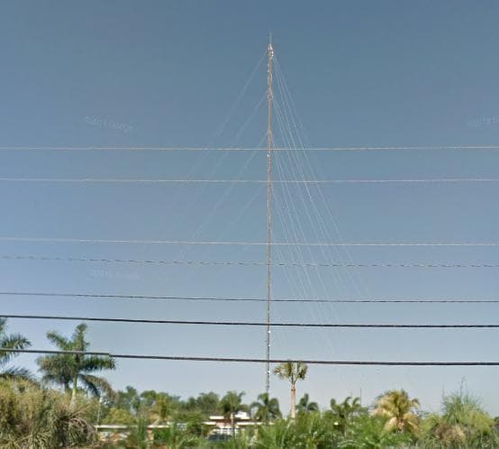 Radio Mast — Lieu réel