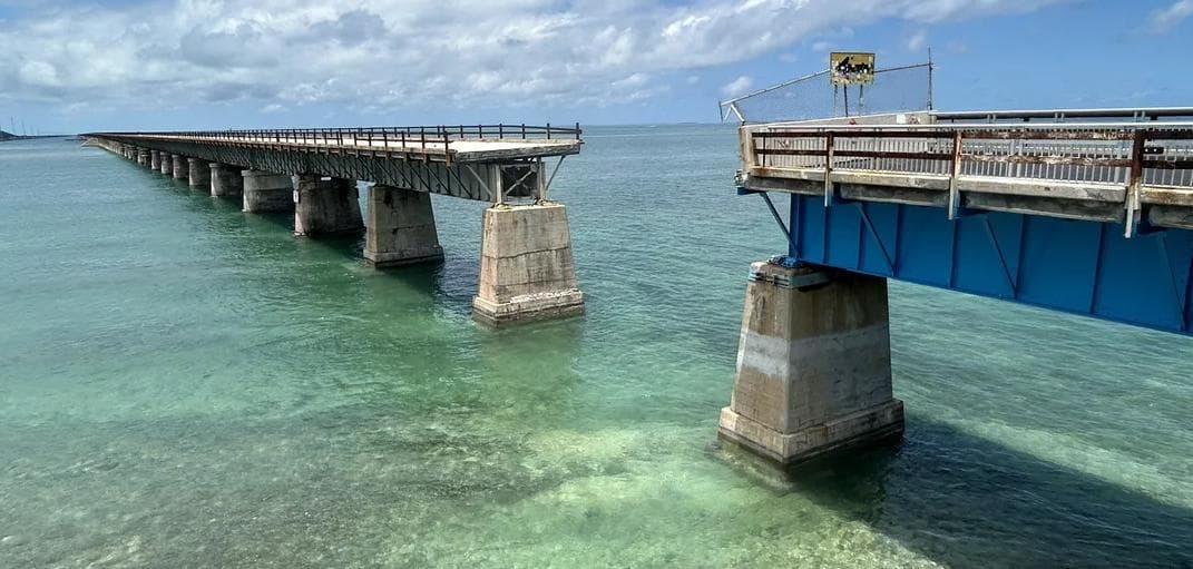 Old Seven Mile Bridge — Lieu réel