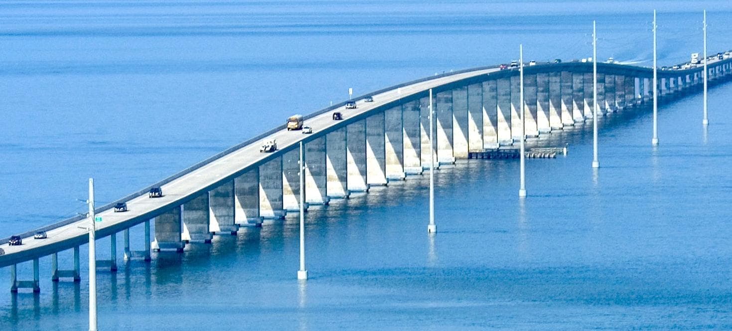 Seven Mile Bridge — Lieu réel