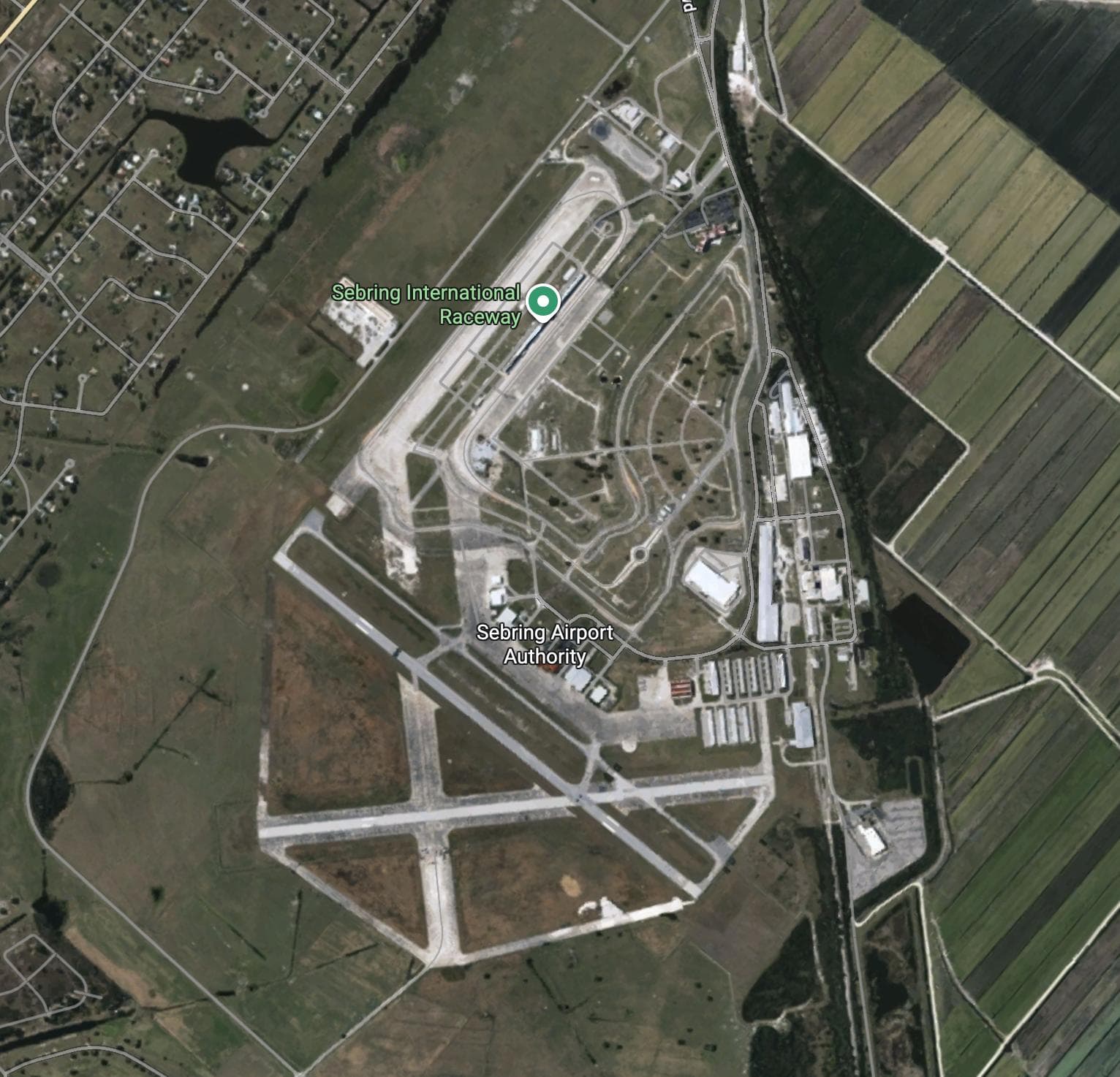 Gellhorn International Raceway — Lieu réel