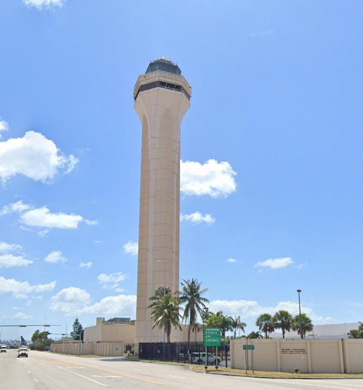 VCIA Control Tower — Lieu réel