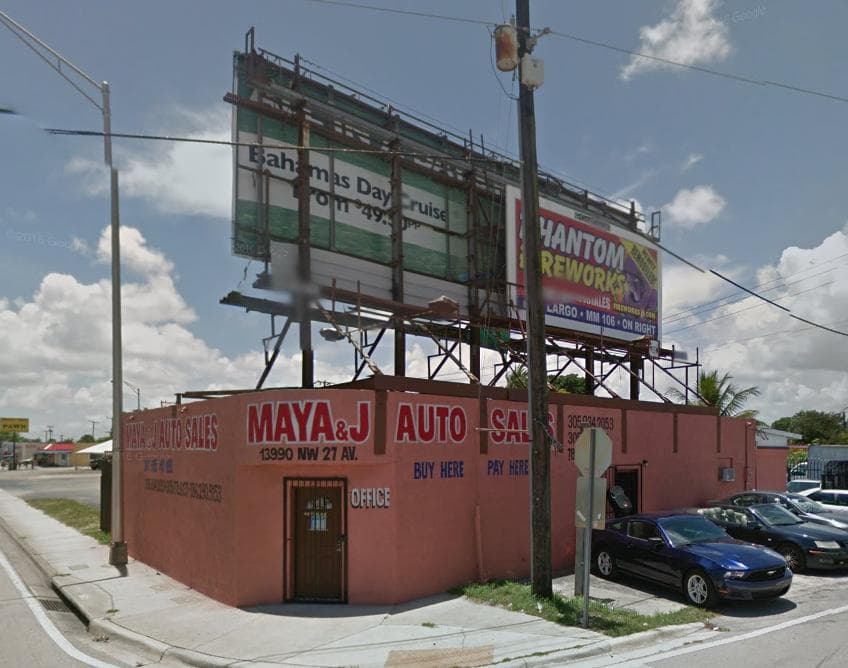 13990 NW 27th Ave — Lieu réel