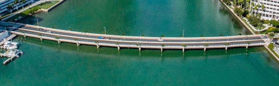 Tequesta Key Bridge — Lieu réel