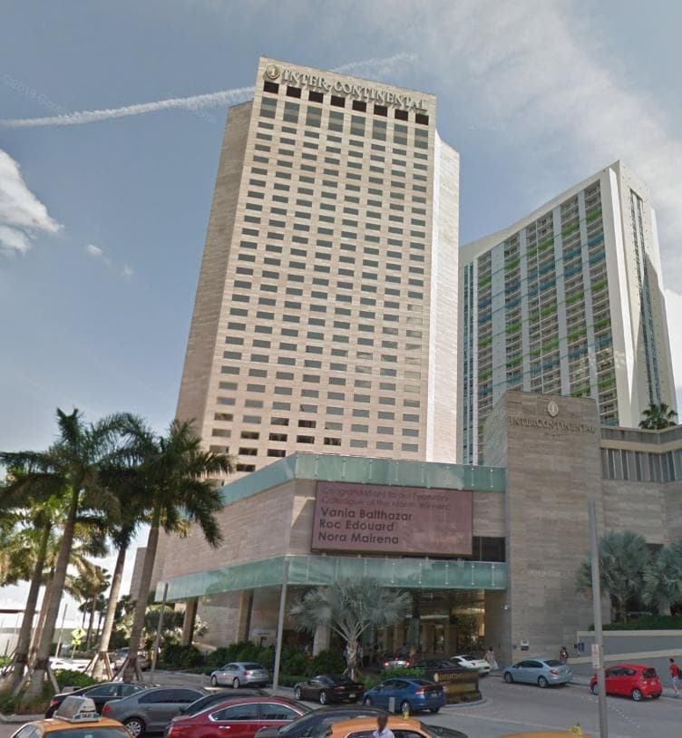 InterContinental Miami — Lieu réel