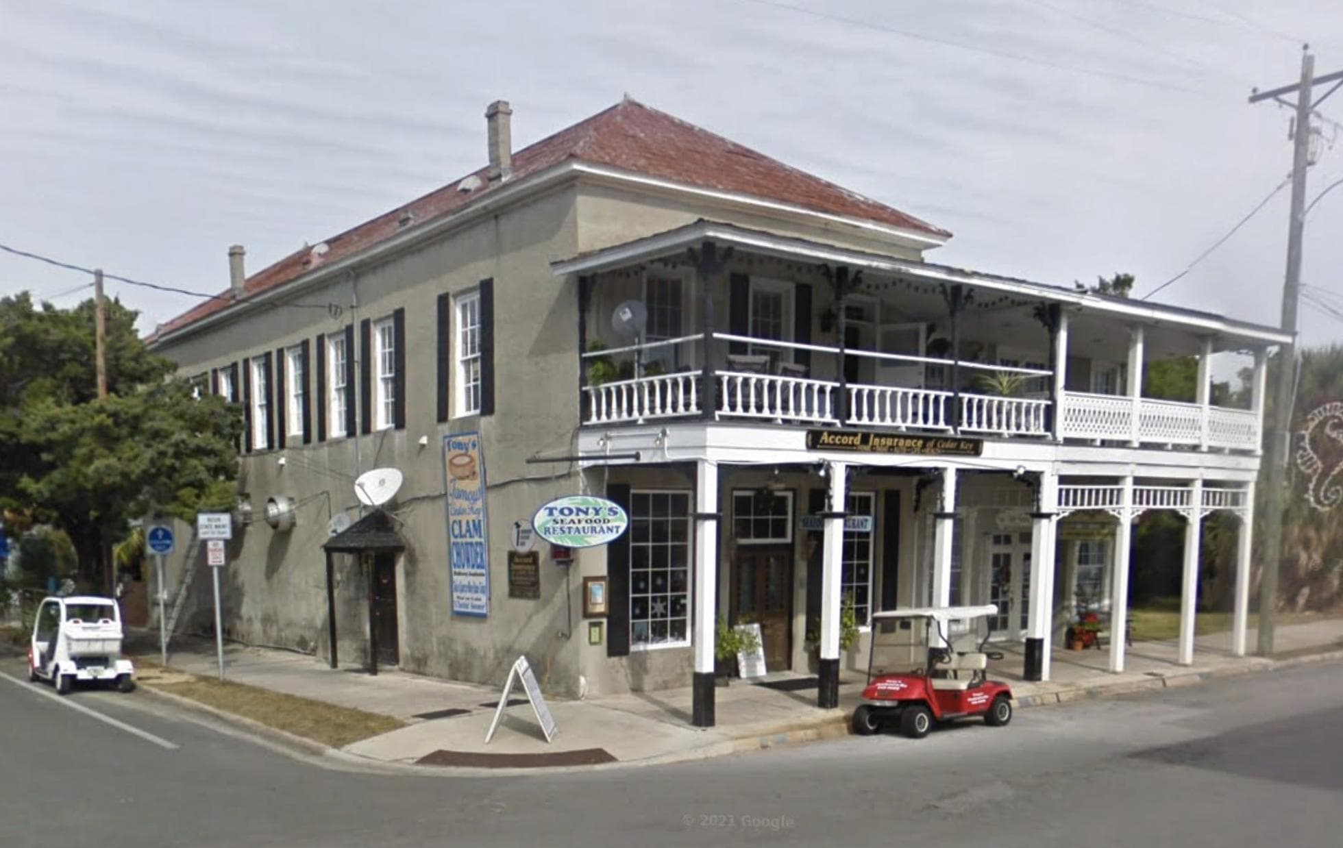 Tony's Restaurant — Lieu réel
