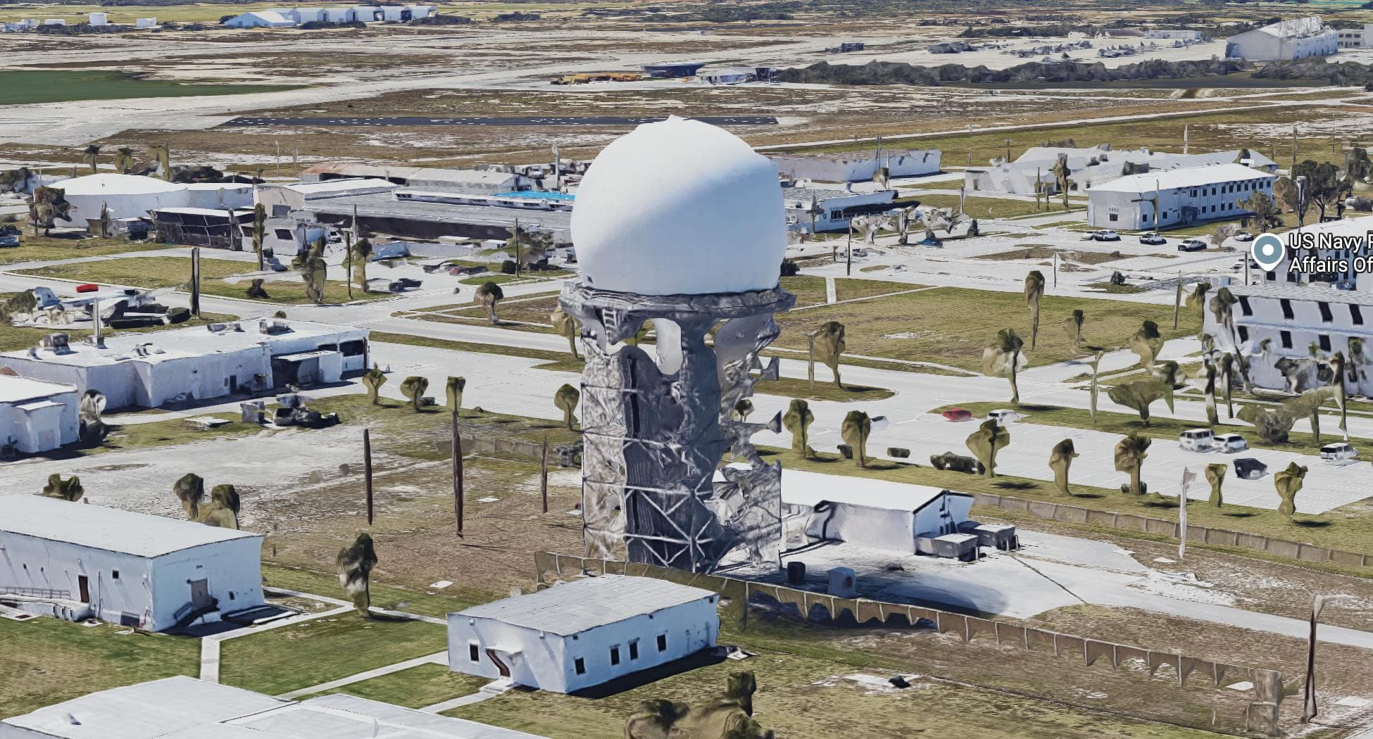 Radar Tower — Lieu réel